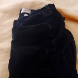 Dark Blcak Velvet Pants